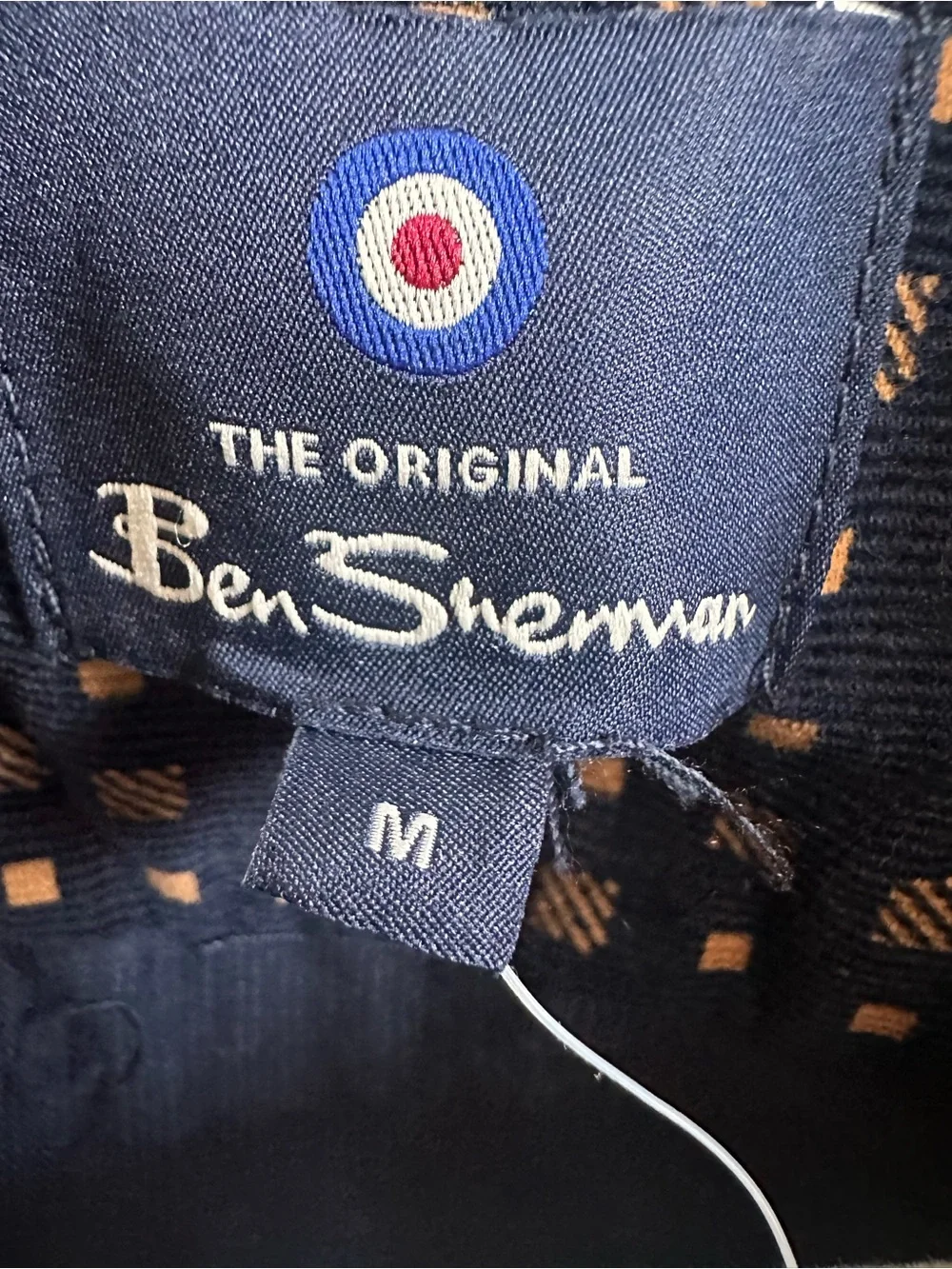 Ben Sherman Navy Microprint Button-Down Shirt